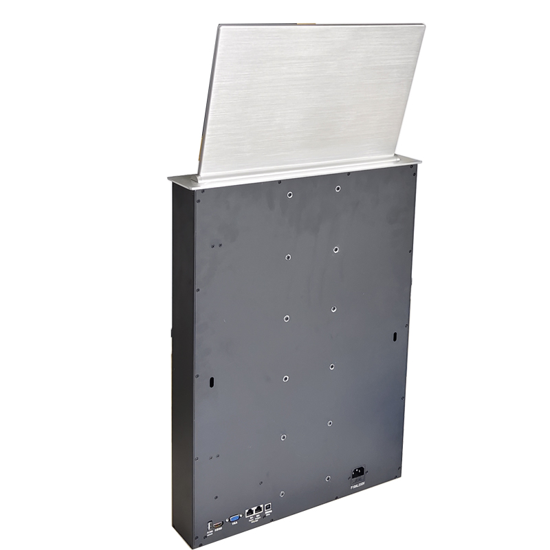 Ανασυρόμενος μηχανοκίνητος πίνακας ανύψωσης οθόνης LCD για σύστημα συνεδρίων χωρίς χαρτί